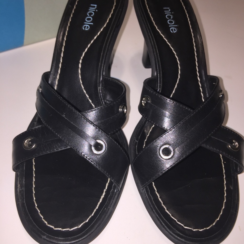 Nicole Heels Sandals “Trina” Size 8 - Picture 4 of 5